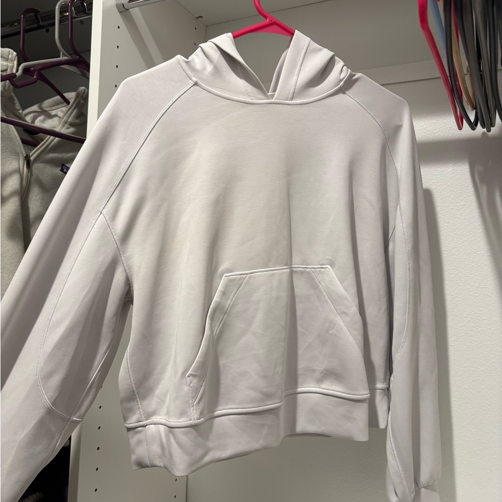lululemon softstream white Hoodie